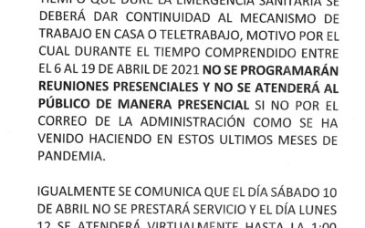 Circular Importante